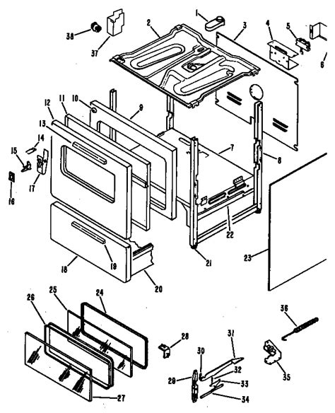 hotpoint stove gas parts